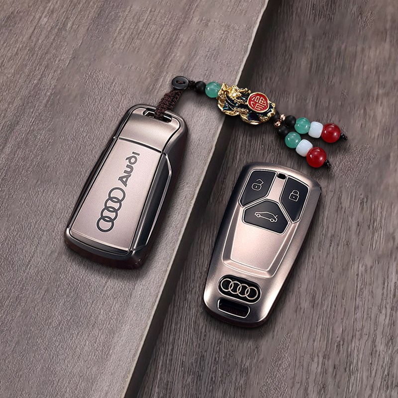 A4L钥匙套Q5L汽车2023款Ax6L男士女Q3扣Q2L高档A5新Q7壳A8包