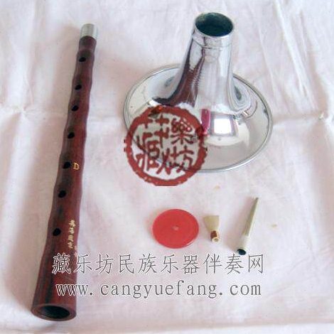 赠品唢呐伴奏苇哨片 专业非洲小叶檀木唢呐 降E调bE中音唢呐