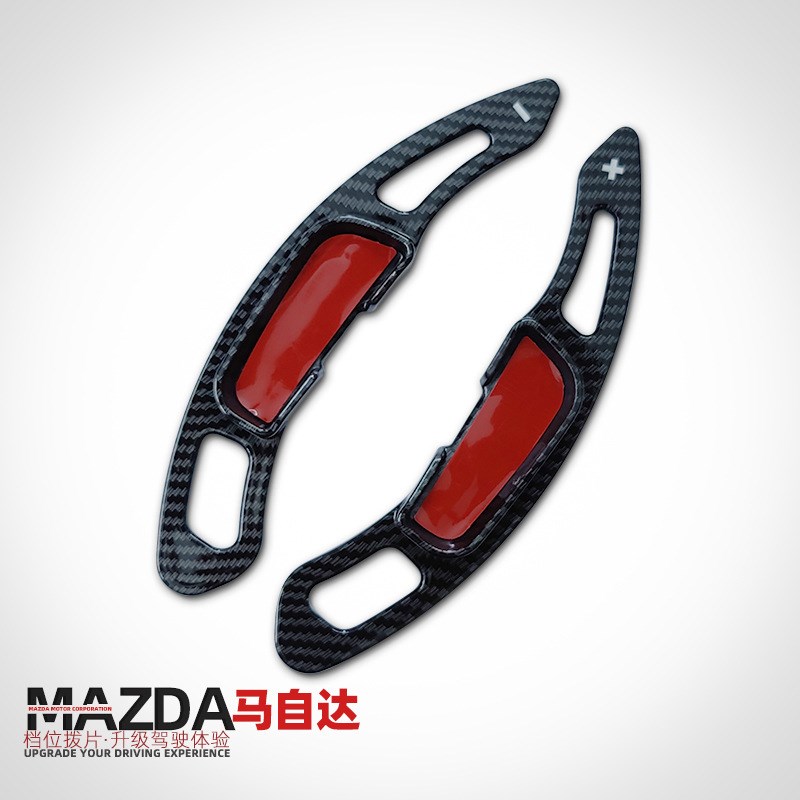适用MazdahMazda阿特兹昂克赛拉CX45方向盘换档把手换档拨片改装