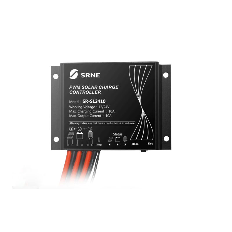 SRNE硕日SR-SL2410 12wV/24V 10A20A太阳能充放电路灯控制器锂电