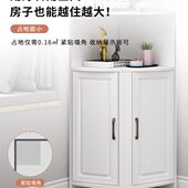 储物柜角转角柜边柜三角柜墙角置物架收纳拐现代简约客厅多功能子