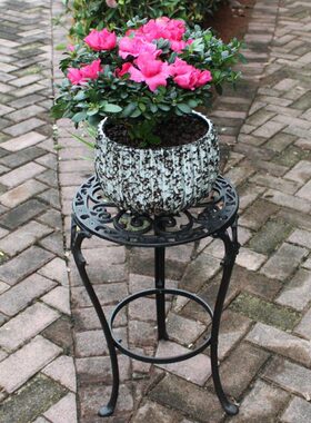 欧式创意铸铁花架置物架家居酒店别墅办公室花盆架摆件花托花几