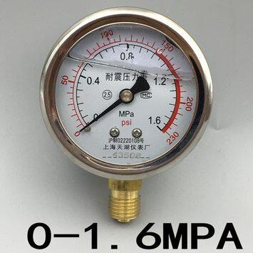 耐震压力表 YN-60 1.6MPA 2.5MPA 4MPA 6MPA 0.6MPA 1MPA YTN60