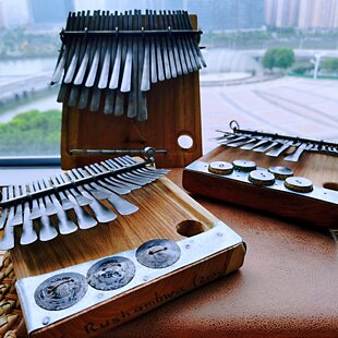 津巴布韦安比拉琴 卡林巴 拇指琴 Gift Rushambwa 非洲传统民族乐