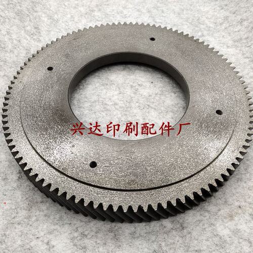 北人08机版滚筒大齿轮102齿轮N73-20314左旋齿轮橡皮滚筒大齿轮