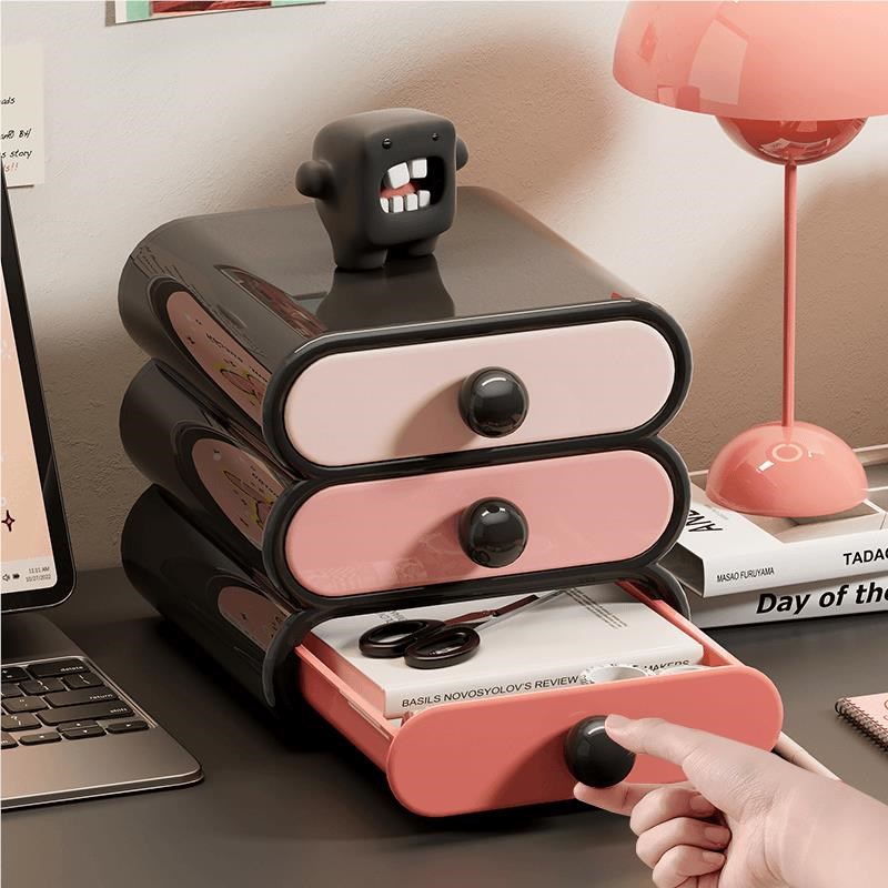 橱明7678星面收变纳盒多功能玄C桌关书桌抽屉式杂收纳架渐分物格