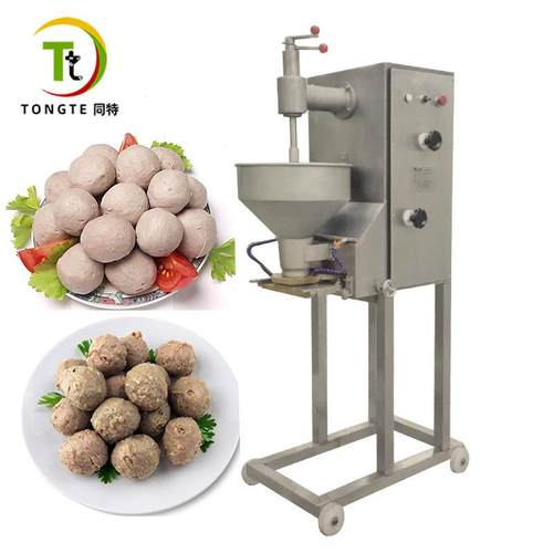 厂家直供商用变频丸子成型机不锈钢狮子头丸子机大丸子成型机