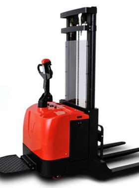 CDD14-920宽支腿电动堆垛车1.4吨3米堆高机全自动搬运叉车