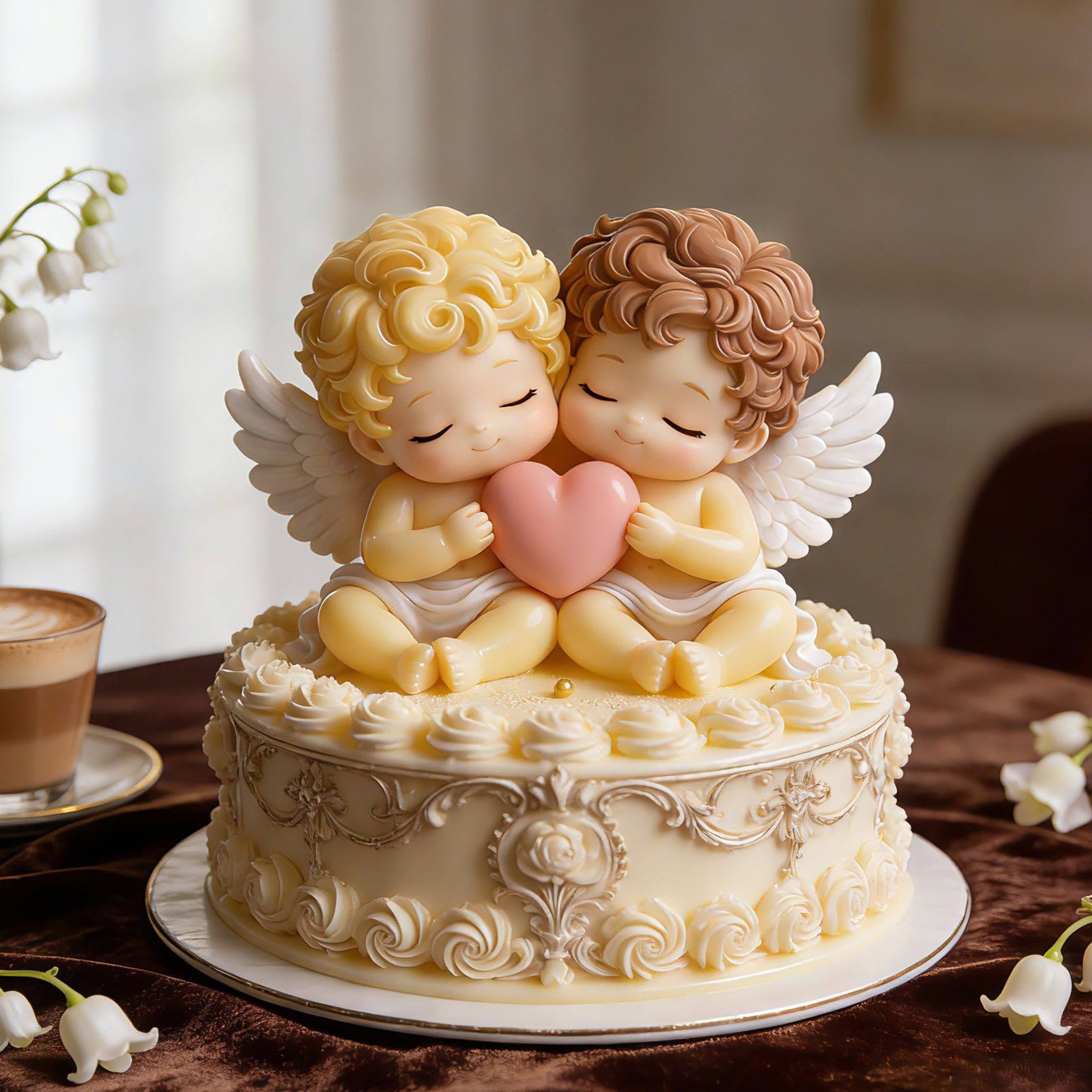 情人节丘比特硅胶模具食品级diy自制法式慕斯蛋糕点缀巧克力天使,厨房/烹饪用具,烘焙模具,淘宝优惠券,粉丝福利购,淘宝优惠卷