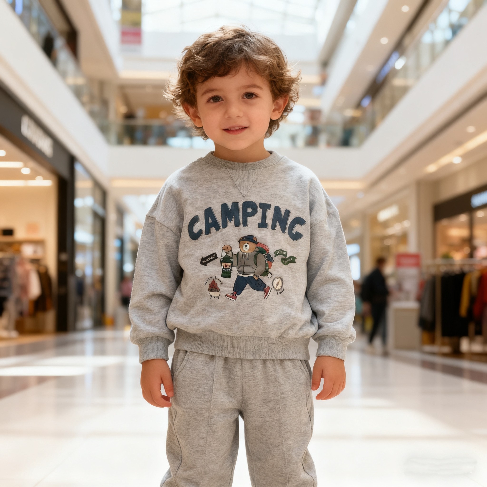 全棉款！外贸出口韩国儿童卫衣套装男童宝宝婴儿上衣2026新款春装