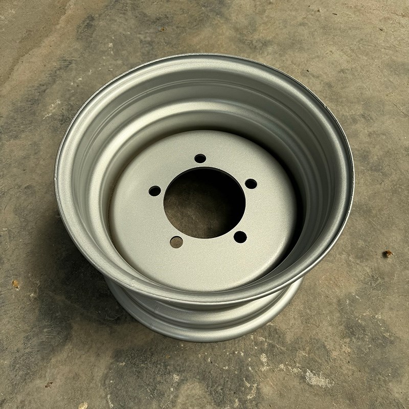 238.5-12电动小铲车装载机轮胎加宽真空人字R防滑胎带钢圈半轴