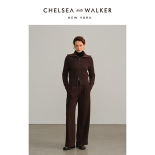 and 醋酸高腰显瘦直筒休闲裤 Walker羊毛长裤 新款 2025冬季 Chelsea