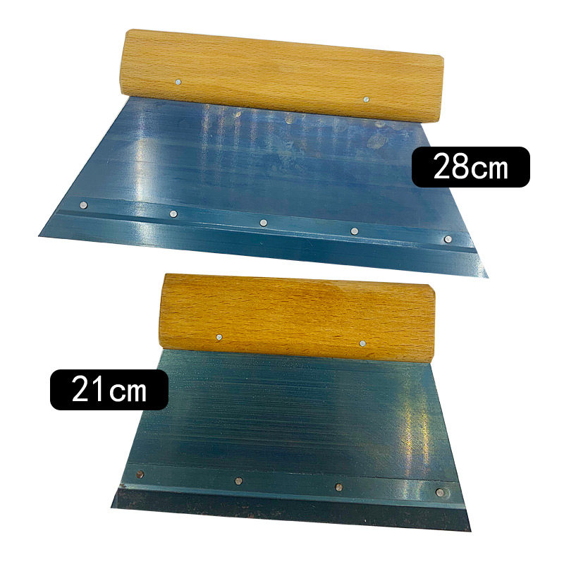 PVC塑胶运动地板28CM刮板 刮刀工具胶水涂抹刮胶板刮齿刮尺刮胶齿