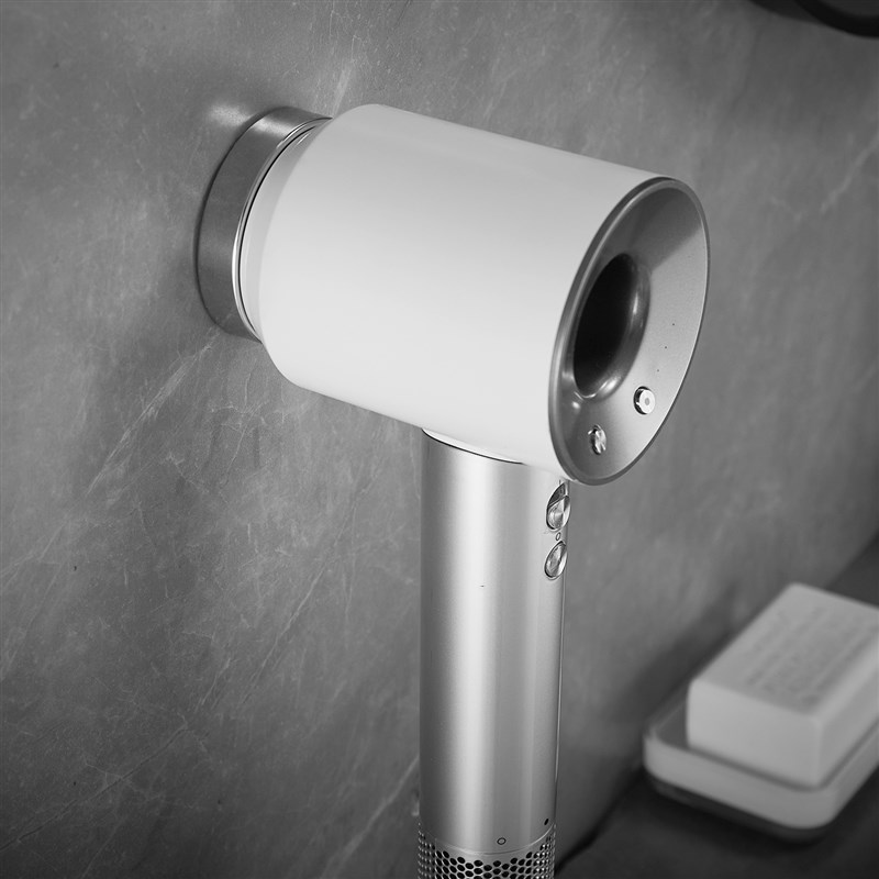 浴室洗手间适用戴森吹风机磁吸支架高档轻奢免打孔壁挂吹风机架子