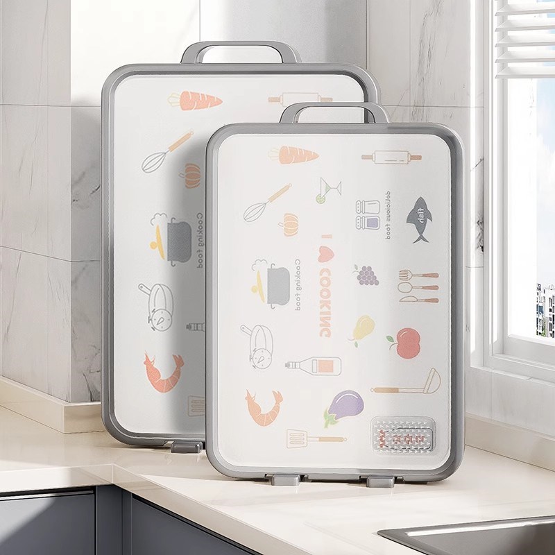 德国精工菜板不锈钢砧板防霉抗菌家用切菜板案板厨房水果占板双面