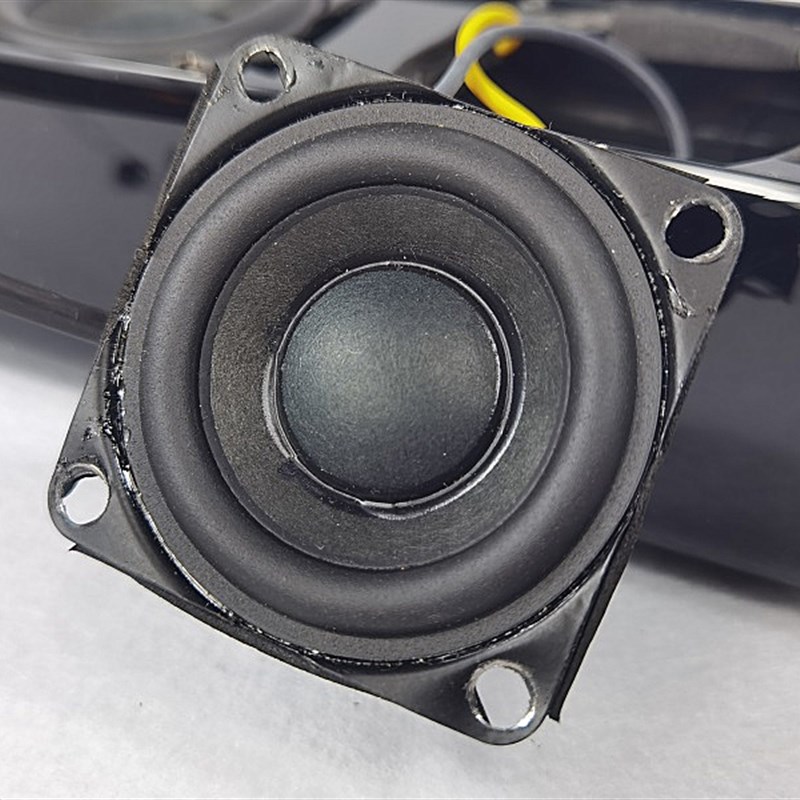 2寸橡皮边钕磁全频喇叭4欧10w/只高端条形音箱金属网罩拆喇叭卖