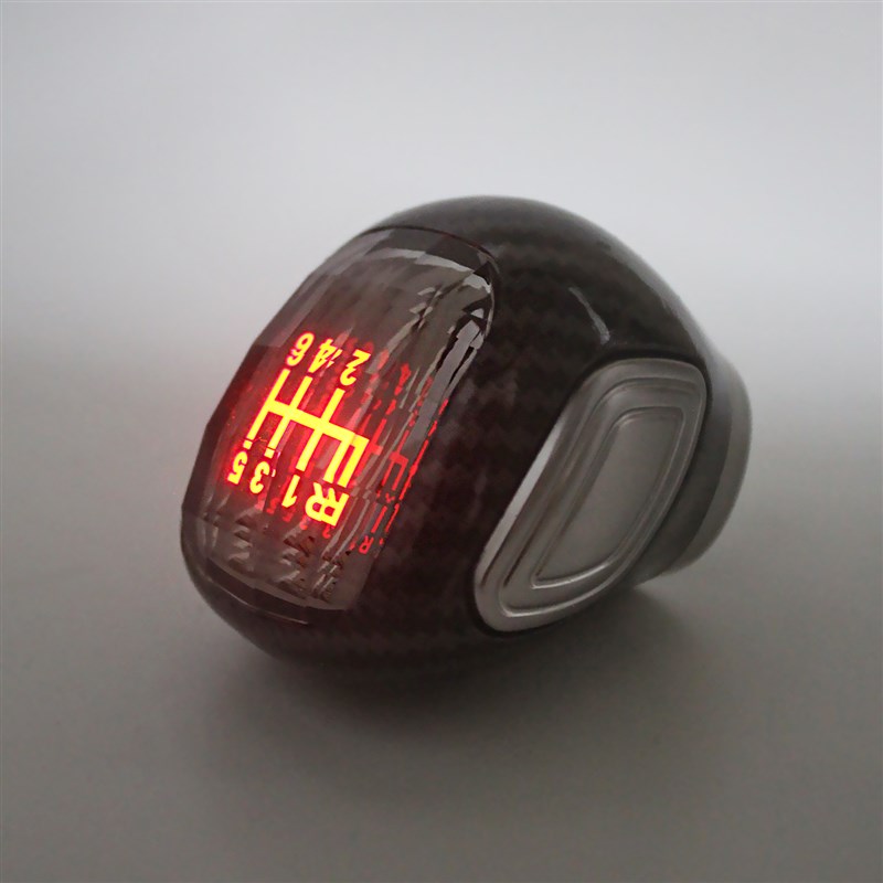 汽车手排水晶换档把手改装排挡头倒挡上提式挂换换档杆把头发光手