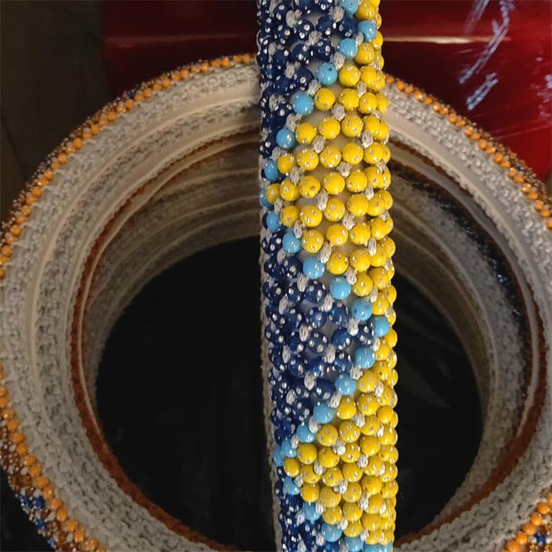 四季手编冰丝串珠大货车方向盘套47/45尺寸卡车大客车公交车