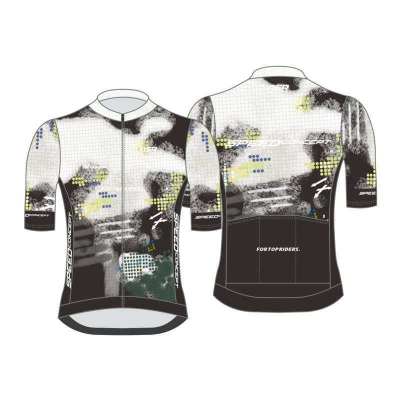 春夏限定系列短袖骑行服公路自行车服男女透气速干高弹修身上衣