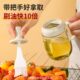 油瓶家用硅胶一体带瓶玻璃刷子油刷烙饼神器烧烤厨房把手耐高温壶
