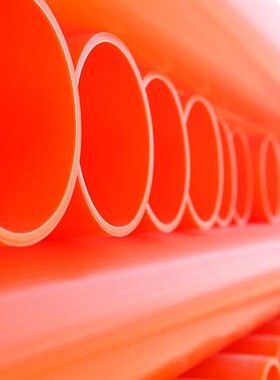 MPP电力管纯原料l橘色非开挖 mpp穿线电缆保护管 抗压强度高厂家