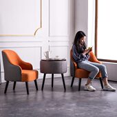 北欧懒人沙发小户型卧室沙发阳台休闲桌椅简约现代网红轻奢沙发椅