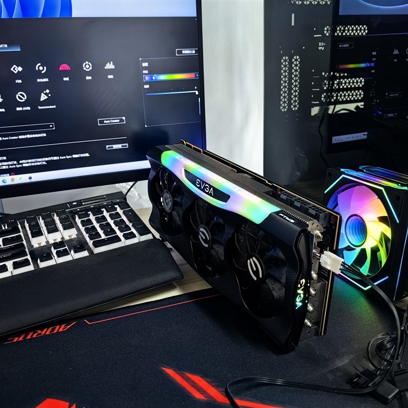 RTX3090 EVGA显卡神光同步 转接线 支持主板5V3针ARGB AURA等