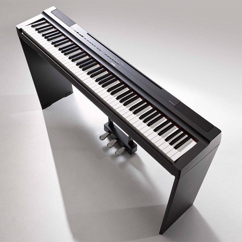 雅马哈电钢琴P125家用数码电子钢琴88键重锤初学者专业演奏便携式