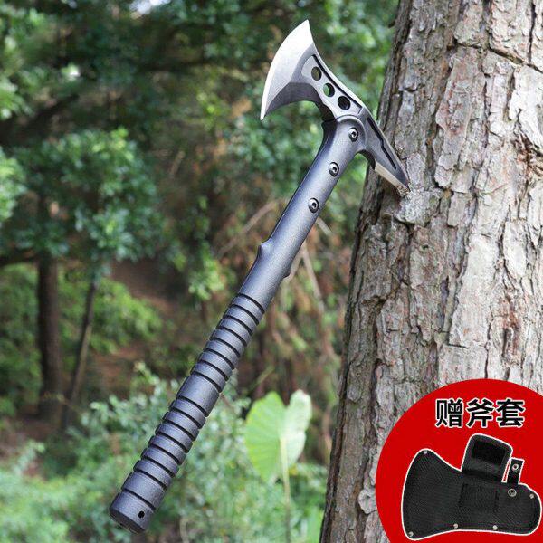 户外生存斧战术斧工兵斧进口装备便携式树根开山刃