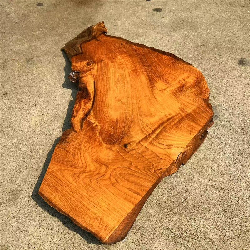 柚木实木板木片原木料毛胚料边角料缅甸柚木凳子面板木料实木小料