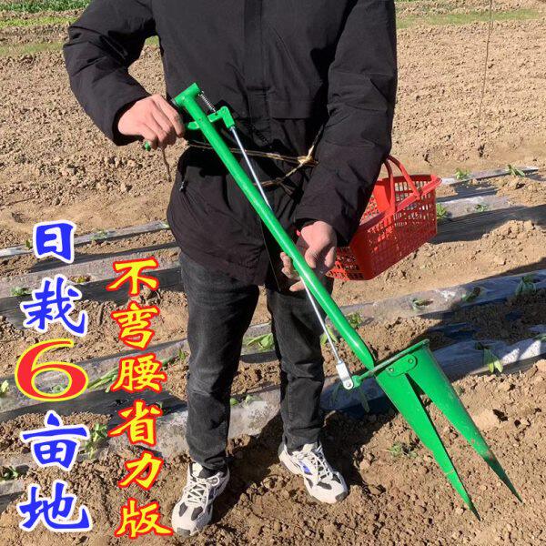 2024新款栽苗器土豆辣椒番茄西瓜栽苗神器蔬菜种植工具移苗移栽机