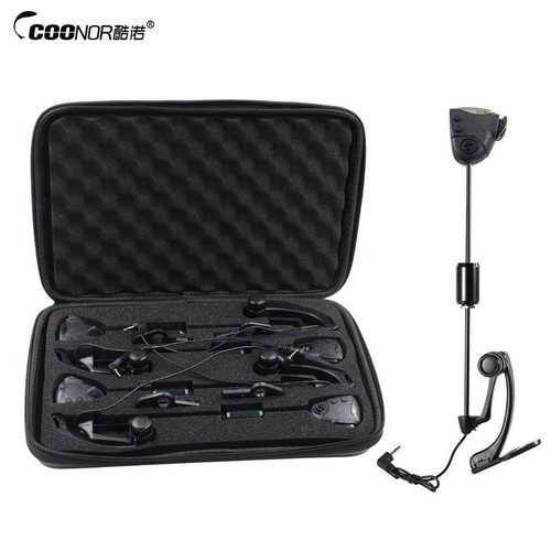 酷诺JY-SW-22T七色可调闪光硬杆摇摆器张紧器钓鱼报警器组件