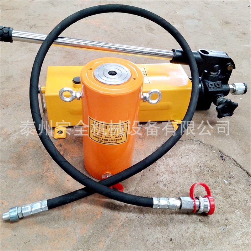 薄型液压千斤顶30T50吨100吨200吨单作用千斤顶手电动液压千顶