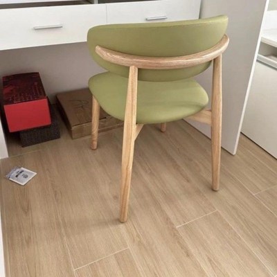 实木餐椅北欧现代简约轻奢家用椅子酒店餐厅餐桌椅妆Y台椅软包靠