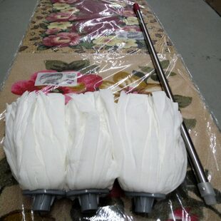 家用吸木地板拖把把 卧室1地头客厅替换头条水3+头拖布地拖杆