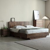 储物1.8米黑胡桃木可主卧婚床全实木北欧双人定制高箱床现代简约