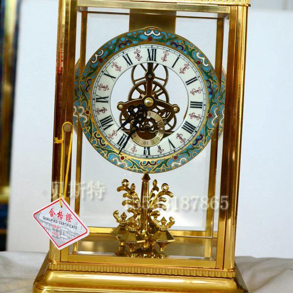 |电子钟表|古董苏|座钟仿古镀钟落地钟老式|纯铜欧式金蜡烛台钟
