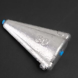 海竿飞机串钩铅坠三角形心远投天铅坠芯塑爆炸钩铅坠带通钩地线组