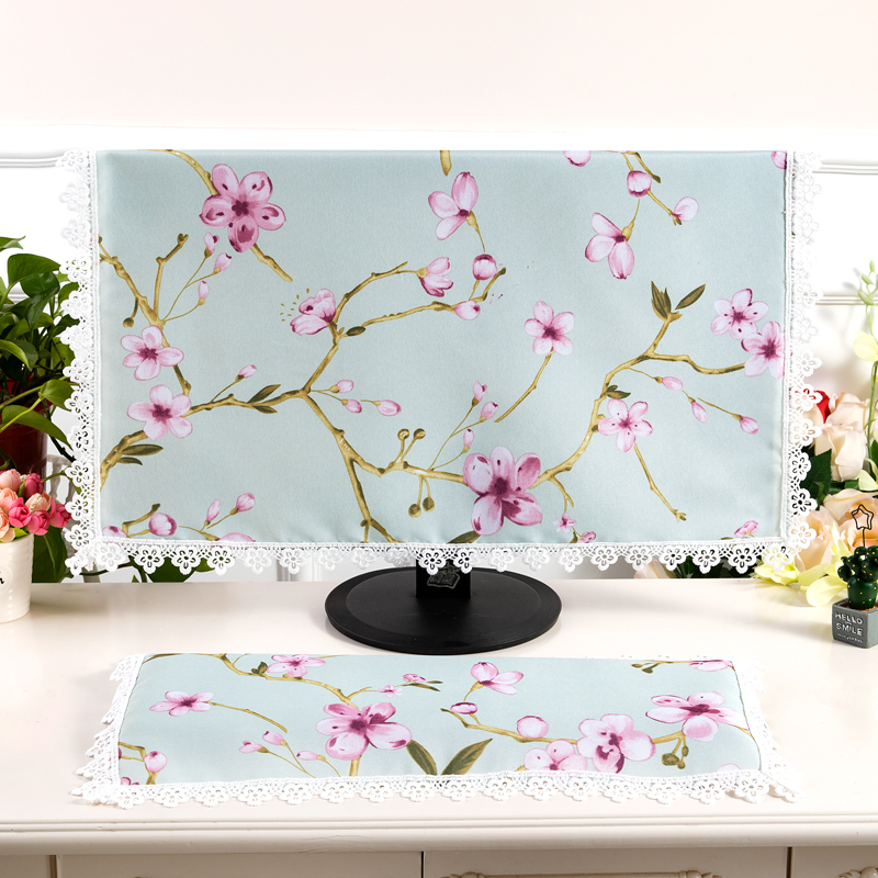 电脑防尘罩套主机i键盘显示器盖布防尘保护罩24寸27寸32寸台式盖