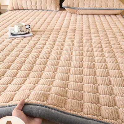 牛奶绒床垫软垫家用宿舍学生单人加厚保暖床褥垫T冬季铺底垫被褥