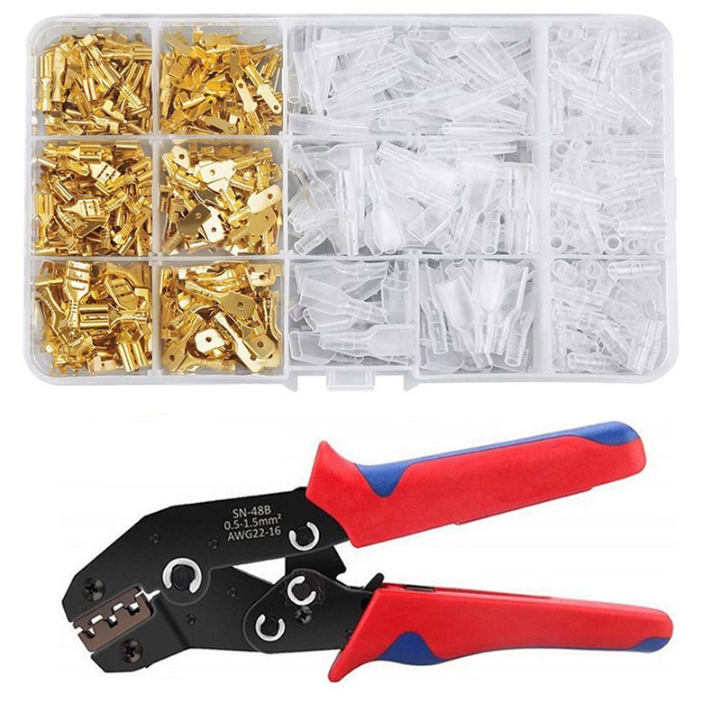 供应 315盒装2.8/4.8/6.3插簧插片护套S组合接线对插式端子