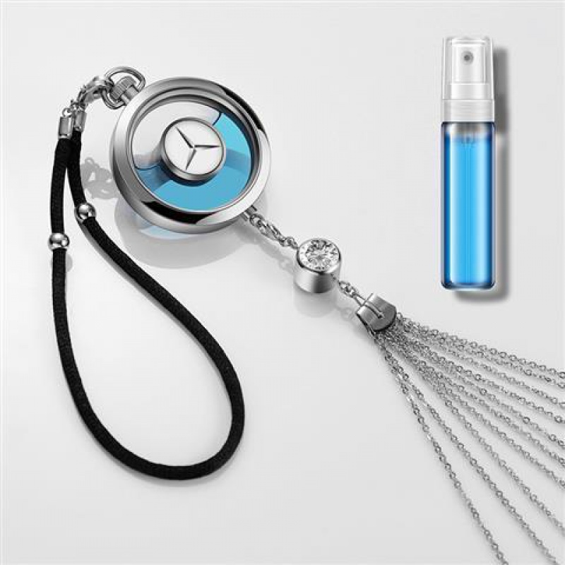 汽车香水车内挂饰金属平安符挂饰车标车载悬挂式精油香薰挂件