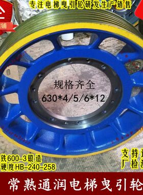电梯曳引轮YJ240B610/650/620*4/5/6*12适用常熟通润宁波欣达