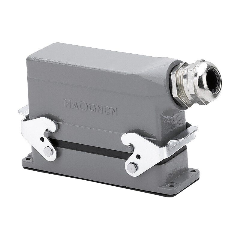 重载连接器24芯16A矩形插座HDC-HE-024-1M/F航空插头热流道接插件