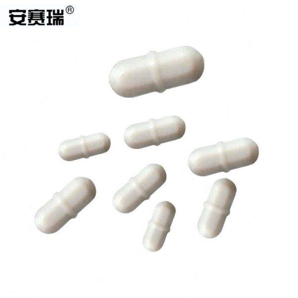 安赛瑞聚四氟磁力搅拌子（5个装）圆柱带节形四氟磁子实验用B型搅