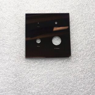 高精度校正板视觉专ye光学标定板有效面积50X50mm精度内圆4个