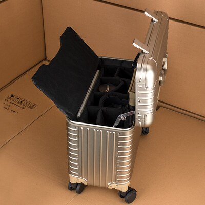 轻微瑕疵铝镁合金拉杆箱行李箱摄影器材箱相机旅行箱行李箱工具箱