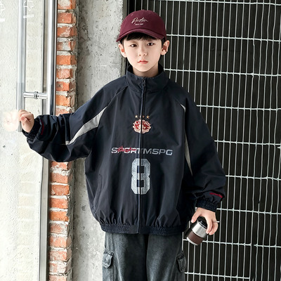男童外套秋季夹克帅气时