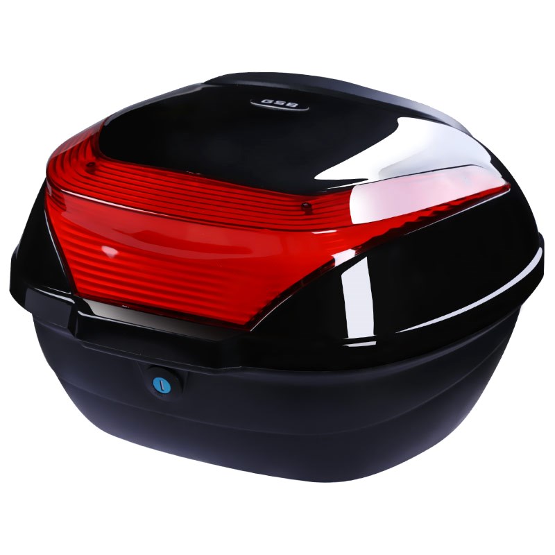 摩托车后备箱带靠背小号可快拆卸储物工具后背踏板电动车尾箱通用