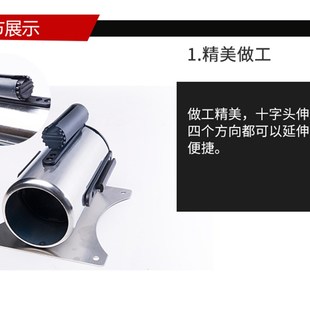 挂壁式 一米线警戒隔离带2米3米5米 不锈钢收银台伸缩带靠墙固定式